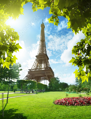 Photo: Eiffel tower in Paris, France Eiffel tower in Paris, France