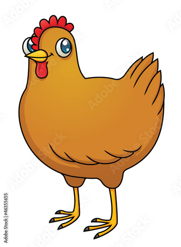 cartoon hen pictures