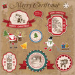 Vector: Christmas and New Year. vector Christmas and New Year. vector