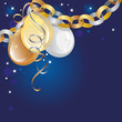 Paper chains & balloons background