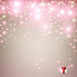 Elegant Christmas background with snowflakes and place for text.
