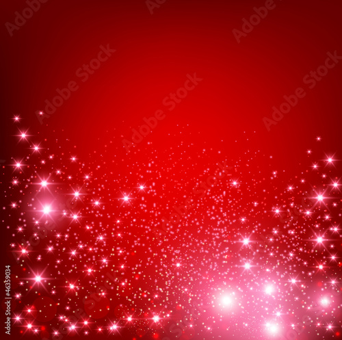 Vector: Elegant Christmas Red background with snowflakes and place for t Elegant Christmas Red background with snowflakes and place for t