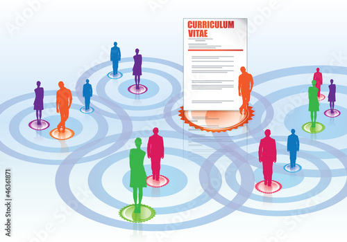 Illustration: recrutement, RH et/ réseaux sociaux recrutement, RH et/ réseaux sociaux