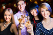 Happy people at party