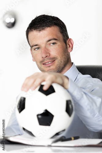Photo: businessman ball businessman ball