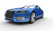 Blue Business Car