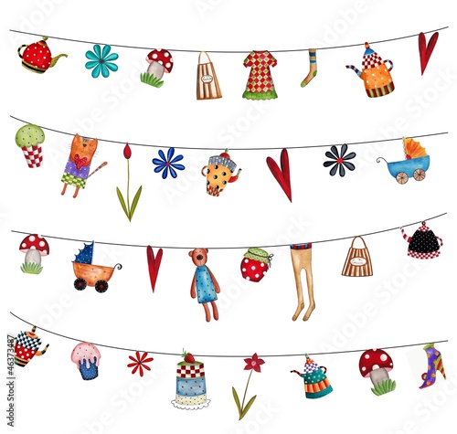 Illustration: Artwork. Baby arrival card Artwork. Baby arrival card