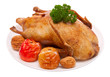 Roast duck.Christmas dinner.
