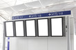 Blank Billboard in airport