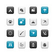 Camping and hunting buttons