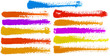 Watercolor strokes