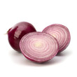 Red sliced onion