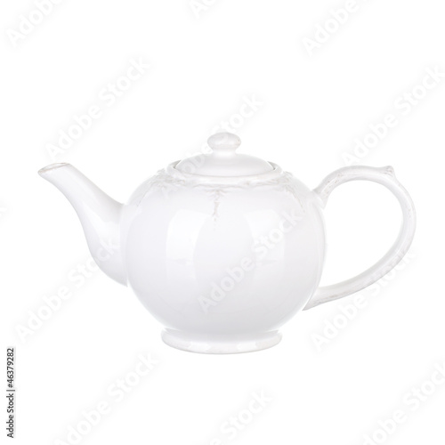 Photo: white teapot white teapot