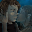 Kuss Liebe Fantasy Romanze Geist