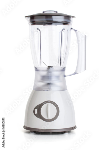 Photo: Electrical blender, kitchen equipment, isolated on white backgro Electrical blender, kitchen equipment, isolated on white backgro