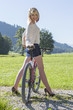 Radfahrerin