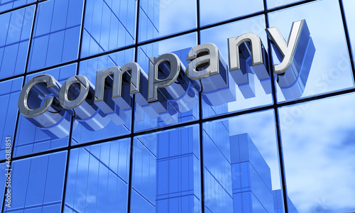 Illustration: Look up 4 Blue Company Concept Look up 4 Blue Company Concept