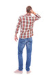 confused young casual man