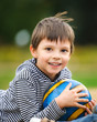 Boy with a ball
