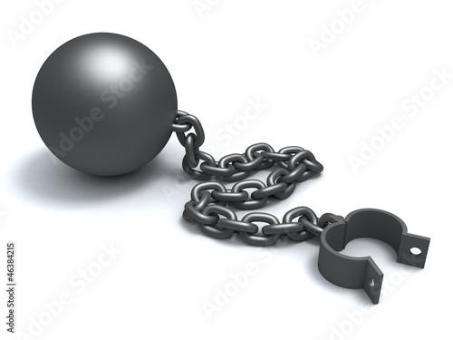 Illustration: Ball and chain Ball and chain