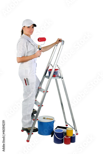 Photo: Female decorator Female decorator