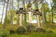 Stone Celtic crosses