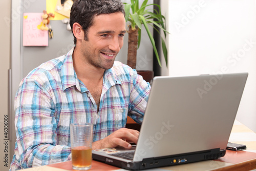 Photo: Computer at home Computer at home