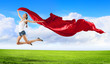 Modern style dancer against blue sky