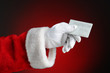Photo: Santa Claus Hand Holding Credit Card Santa Claus Hand Holding Credit Card