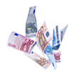 Fliegende Euroscheine