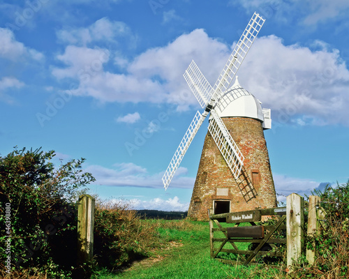 Photo: Halnaker Windmill, open gate. Halnaker Windmill, open gate.