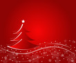 weihnachtskarte rot