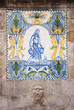 Schönes Mosaik, Brunnen, Bild, in Barcelona, Spanien