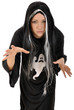 Junge Frau in Halloweenkostüm