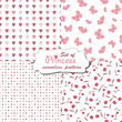 Seamless pattern for little princess
