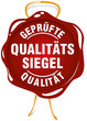 qualitätssiegel geprüfte qualität siegel vektor