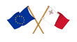 European Union and Malta alliance and friendship