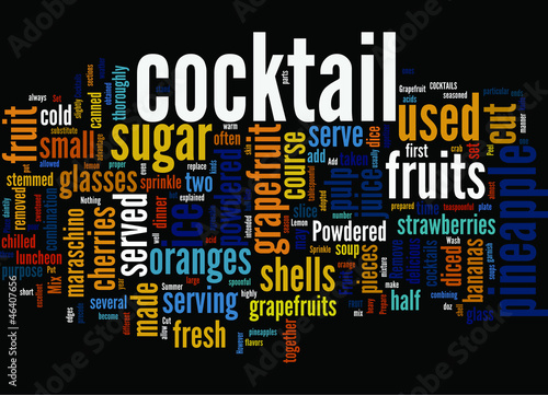 Vector: FRUIT COCKTAILS FRUIT COCKTAILS