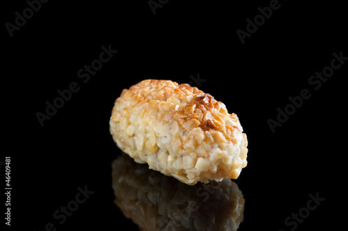Photo: Almond panellet. Catalan cuisine Almond panellet. Catalan cuisine