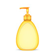 bottle of liquid soap isolated