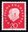Postage stamp Germany 1959 Theodor Heuss