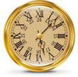 Retro clock icon