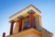Ancient Knossos palace at Crete island in Greece.