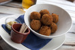 A real traditional Dutch snack called "bitterball
