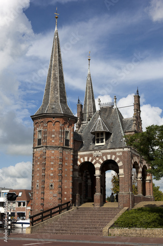 Photo: "De Sneker waterpoort" an old water gate in Sneek "De Sneker waterpoort" an old water gate in Sneek