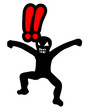 Angry puppet