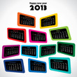 new year calendar 2013