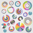 Circle chart templates collection
