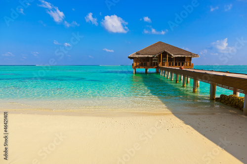 Photo: Tropical beach at Maldives Tropical beach at Maldives