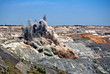 blast in open cast mine